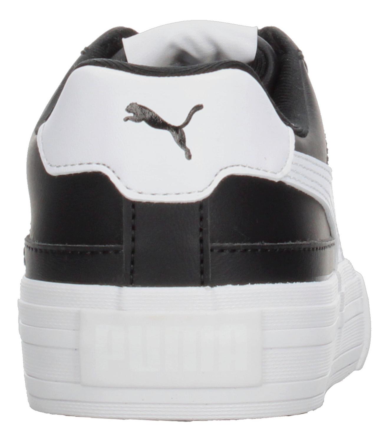 Tenis Puma Court Classic Dama Casual Negro Blanco Mujer — imagen 7