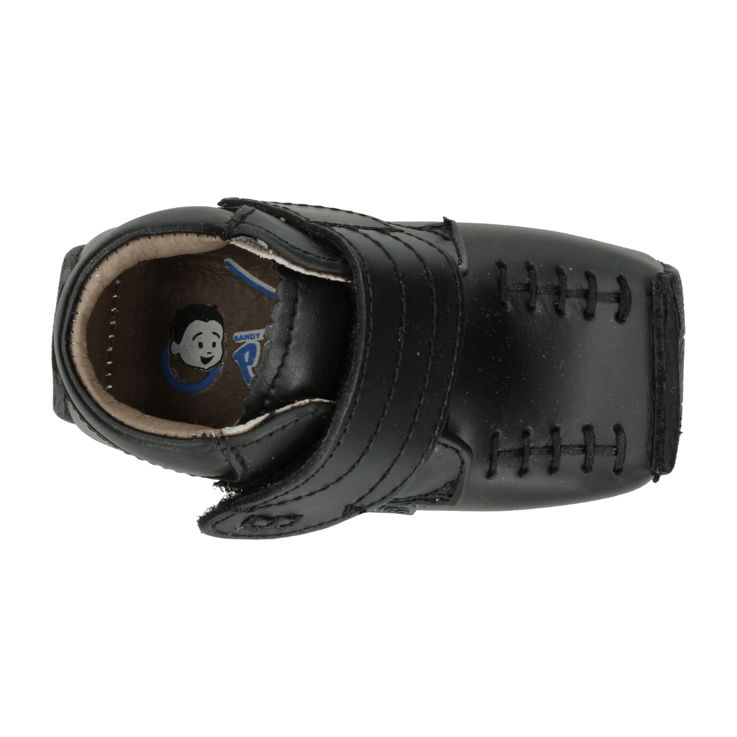 Zapato Pingo Niño Bebé Gateador Cinta Adhesiva Casual Negro Infantil T11-15 — imagen 9
