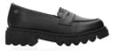 Zapato Jakuna Niña Escolar Plataforma Negro Infantil T22-26