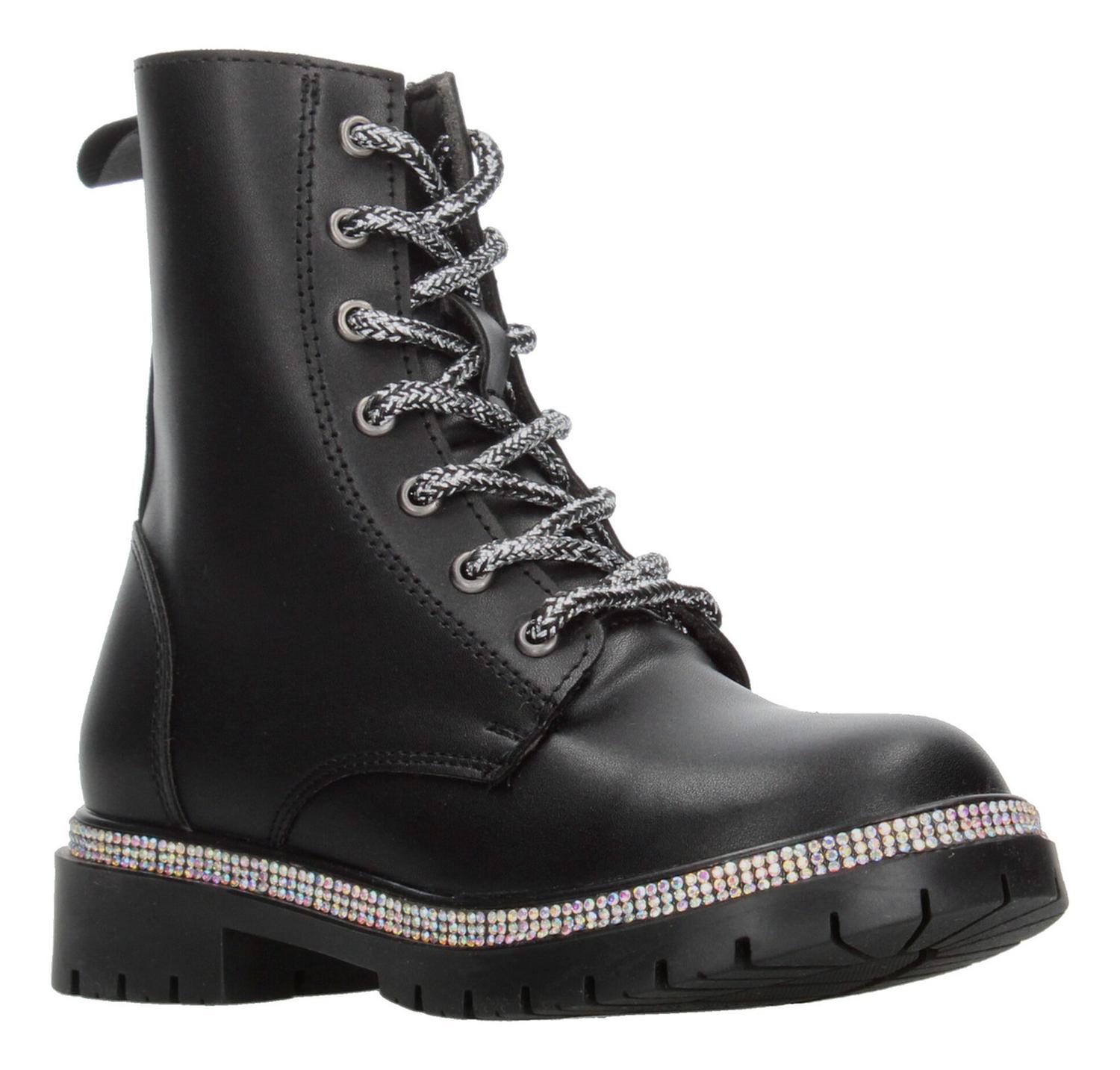 Botines Tropicana Niña Casual Cinta Ajustable Negro Infantil T18-20 — imagen 2