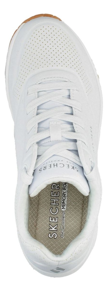 Tenis Skechers Street Uno Dama Urbano Casual Deportivo Blanco Mujer — imagen 20