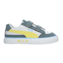 Tenis Puma Court Classic Niño Casual Infantil Blanco T17-22