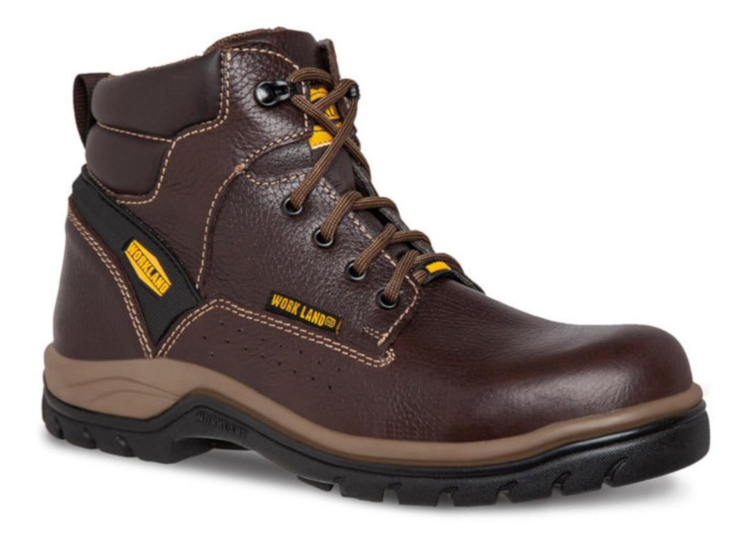 Bota Industrial Trabajo Hombre Workland 77408 Chocolate — imagen 2