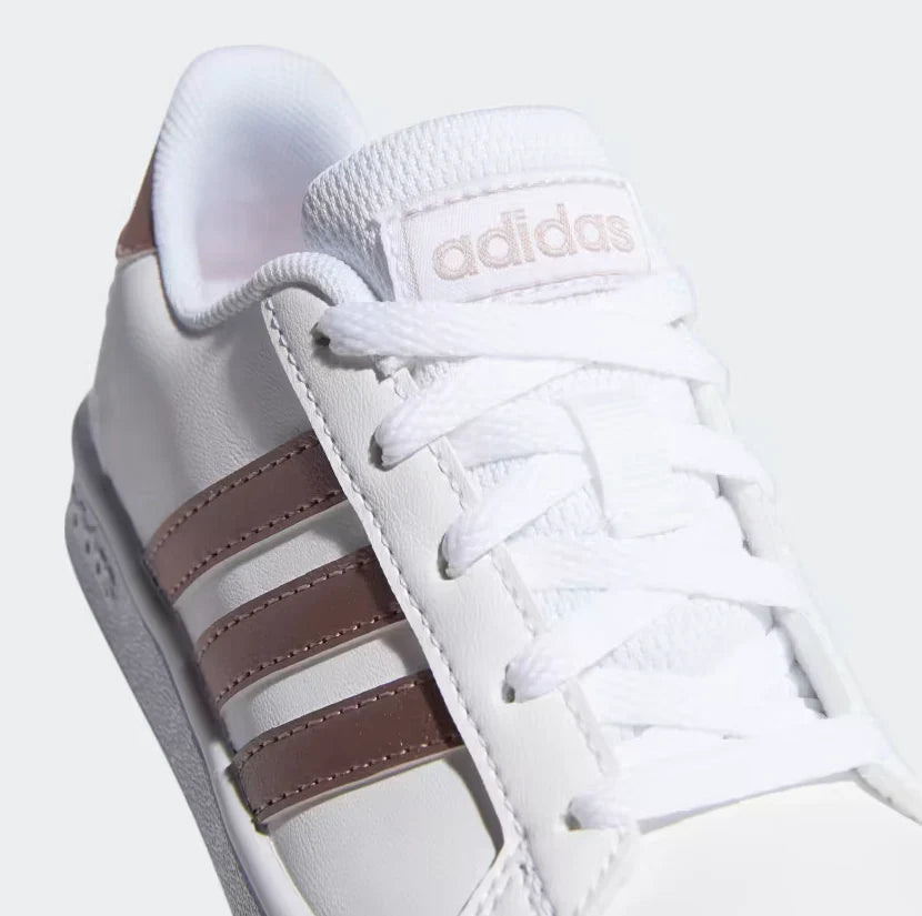 Tenis Adidas Grand Court K Blanco Mujer EF0101 CT — imagen 5