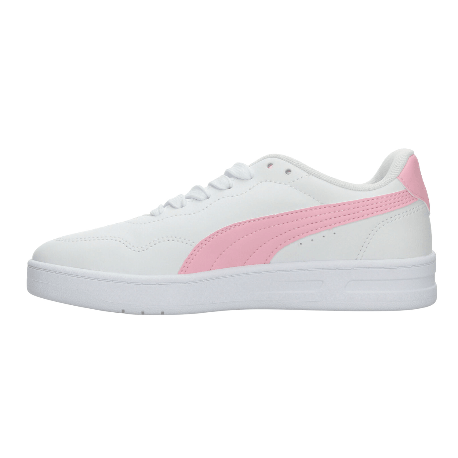 Tenis Puma Court Classic Clean Niña Casual Blanco Infantil T22-26 — imagen 5