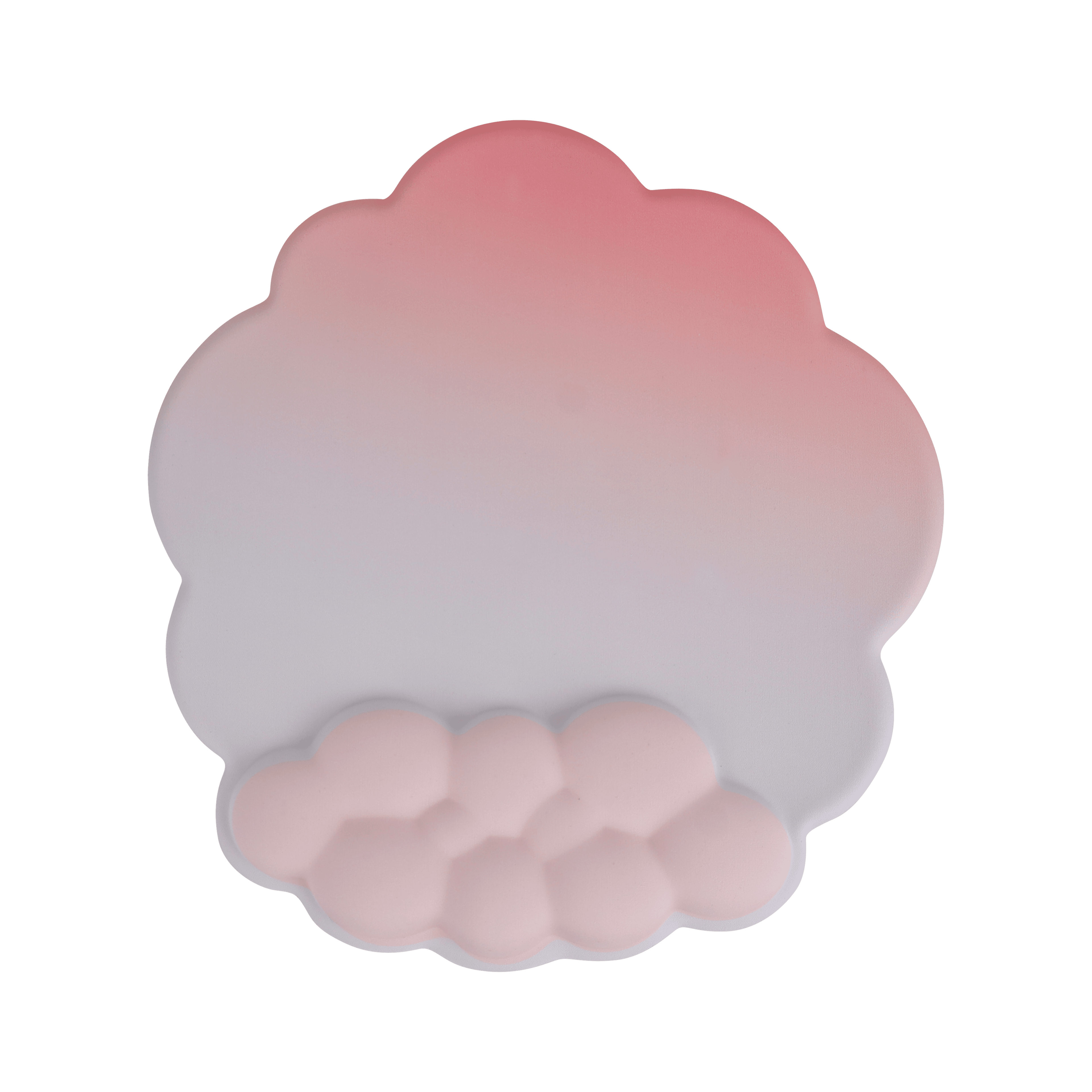 Mousepad Reposamuñecas STF VIVA Nube: Antiderrapante, Momory foam, Rosa — imagen 2
