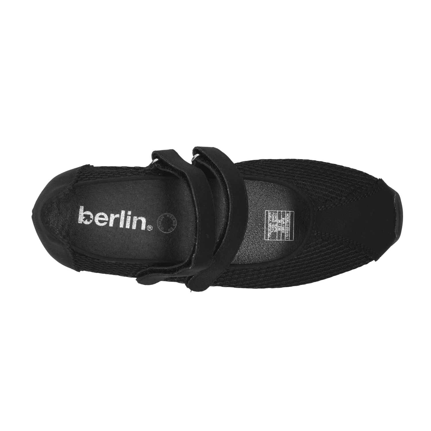 Tenis Berlin Dama Casual Negro Mujer — imagen 8