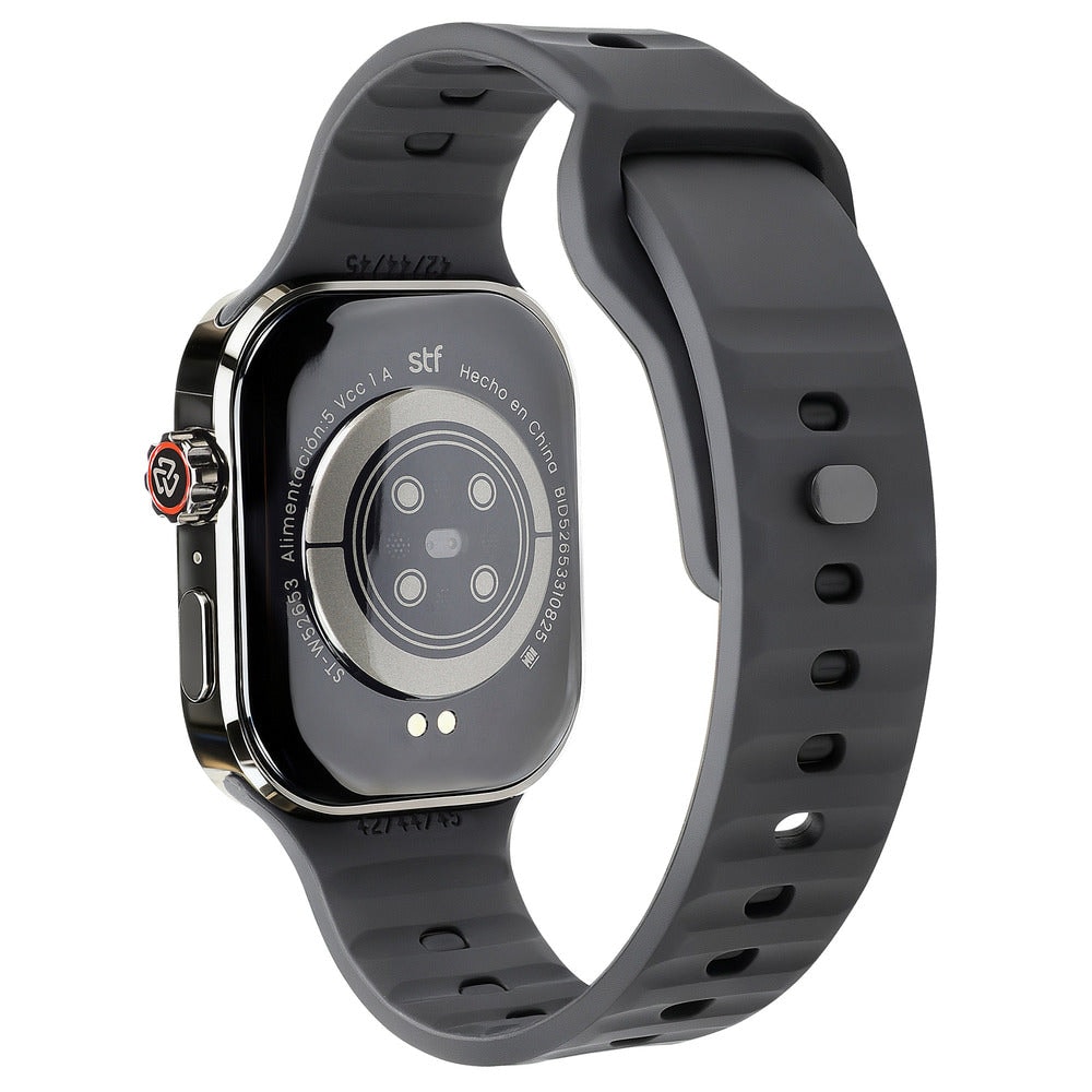 Kronos Train Pack STF: Smartwatch 2" + Audífonos Inalámbricos OWS, resistentes al agua, negro — imagen 7