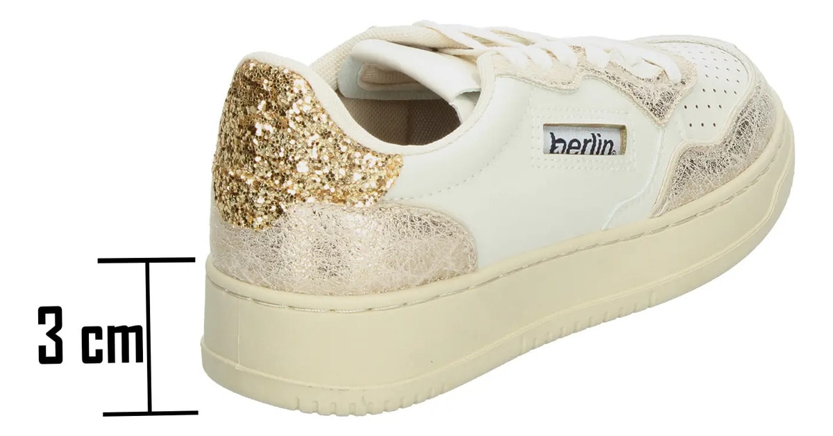 Tenis Berlin Dama Casual Blanco Mujer — imagen 12