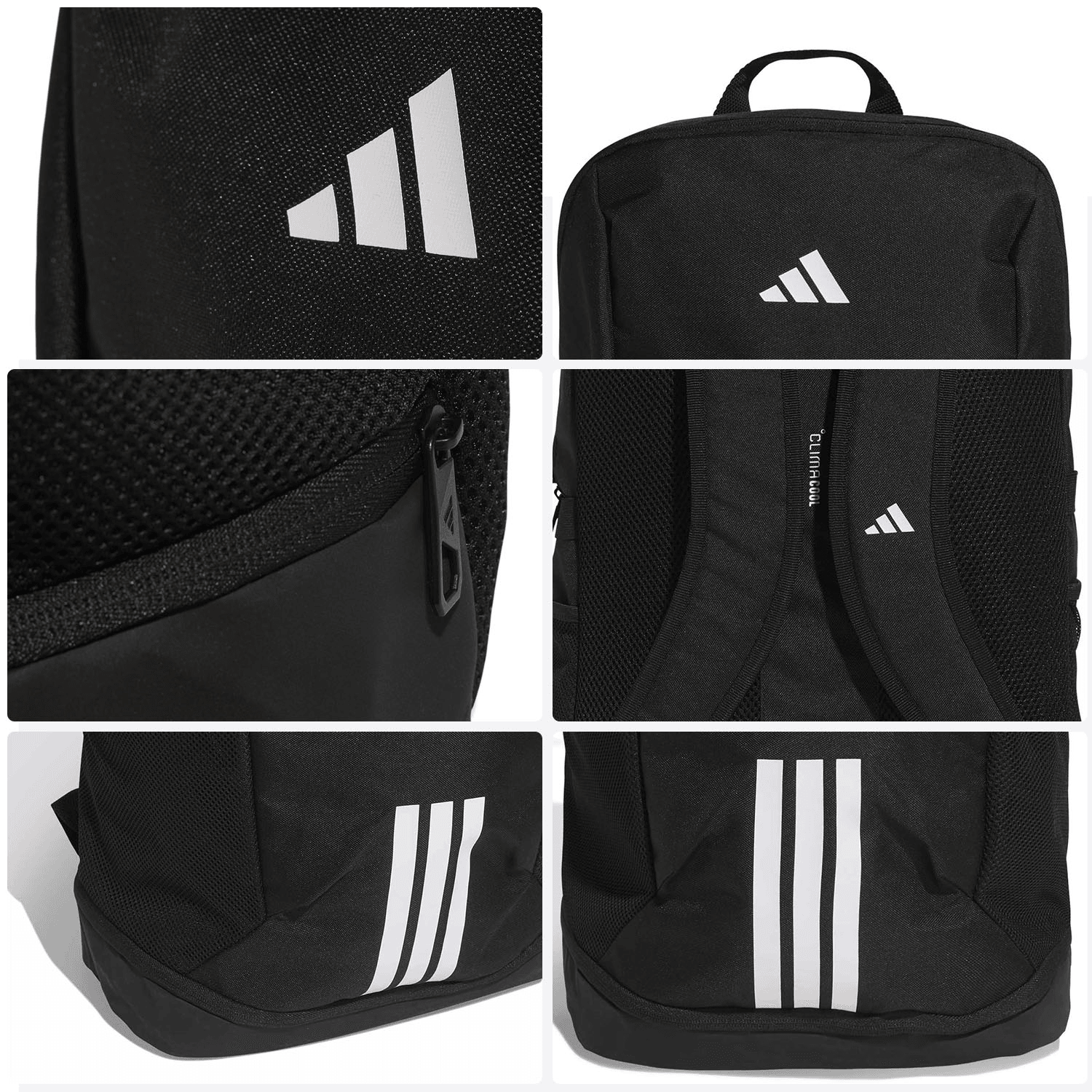 Mochila Adidas Tiro Negro Deportiva Escolar Unisex 28L — imagen 9