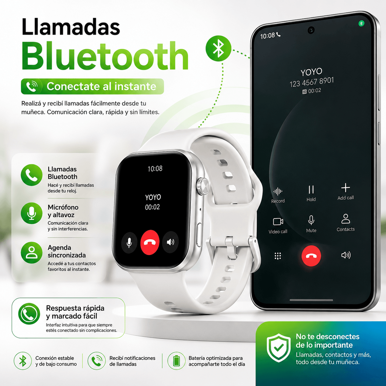 Smartwatch HONOR CHOICE Watch 2i AMOLED 1.85" con Llamadas Bluetooth — imagen 10