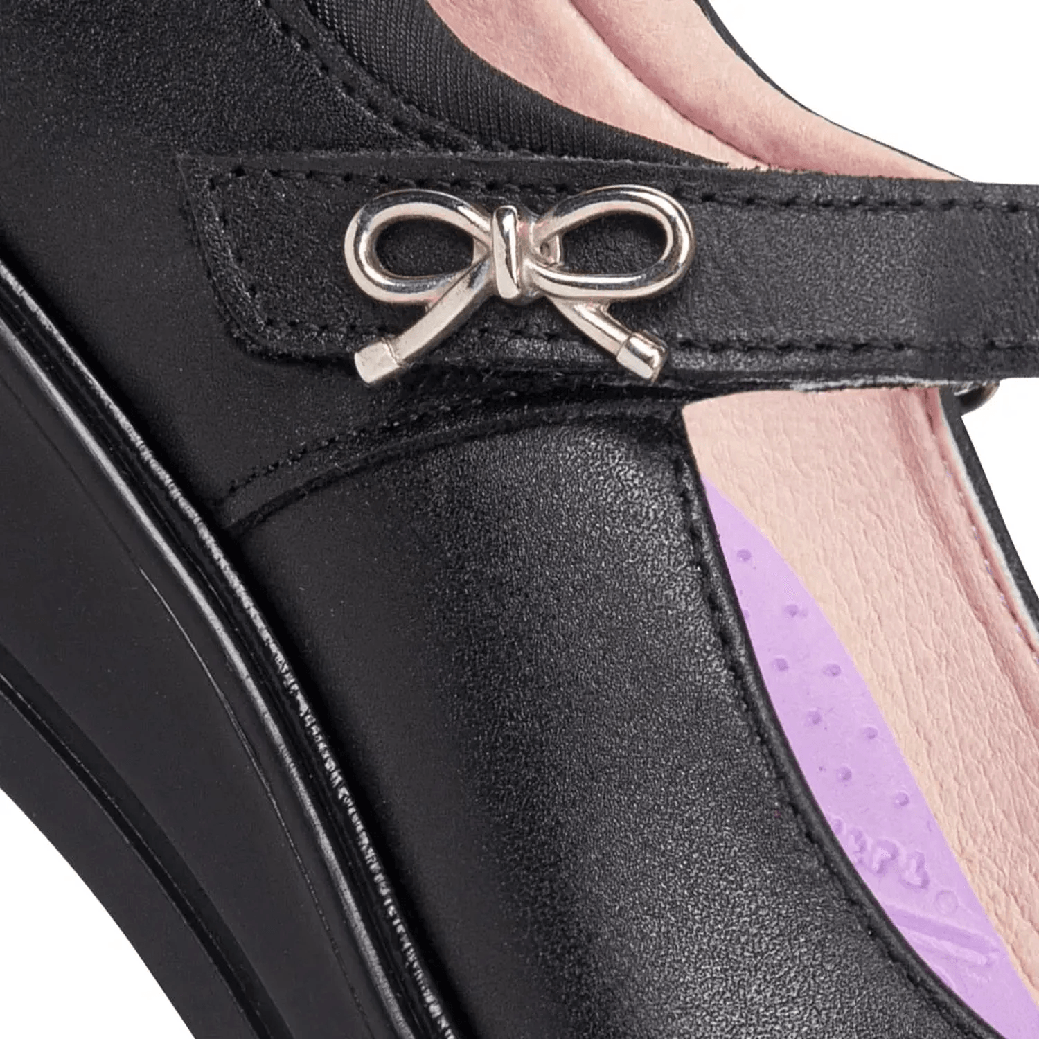 Zapato Escolar Yu Yin Niña De Piel Moño 1338644 — imagen 12