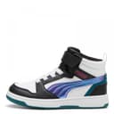 Tenis Puma Rebound V6 MID Bouncy PS para Niños 17 A 21. 398726-02