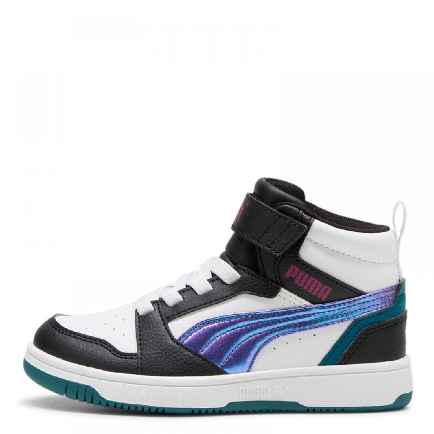 Tenis Puma Rebound V6 MID Bouncy PS para Niños 17 A 21. 398726-02 — imagen 1