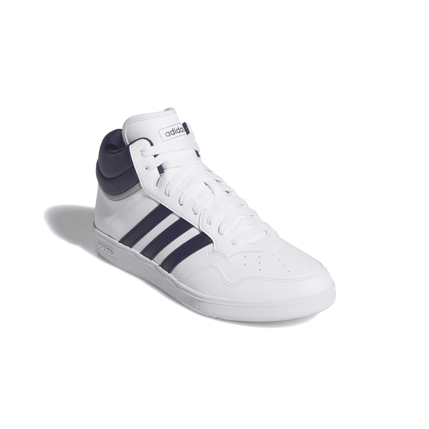 Tenis Adidas Hoops 4.0 Mid Hombre Casual Blanco Caballero — imagen 2