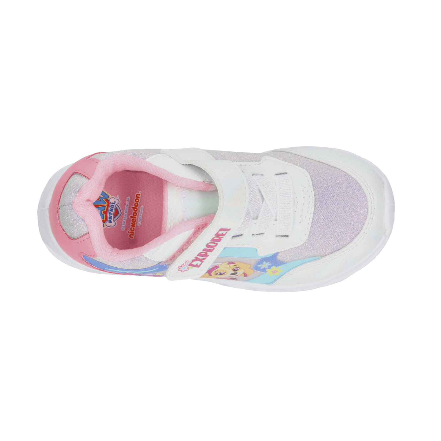 Tenis Paw Patrol Nickelodeon Niña Bebé Plateado Luz Led Casual Infantil T12-15 — imagen 9