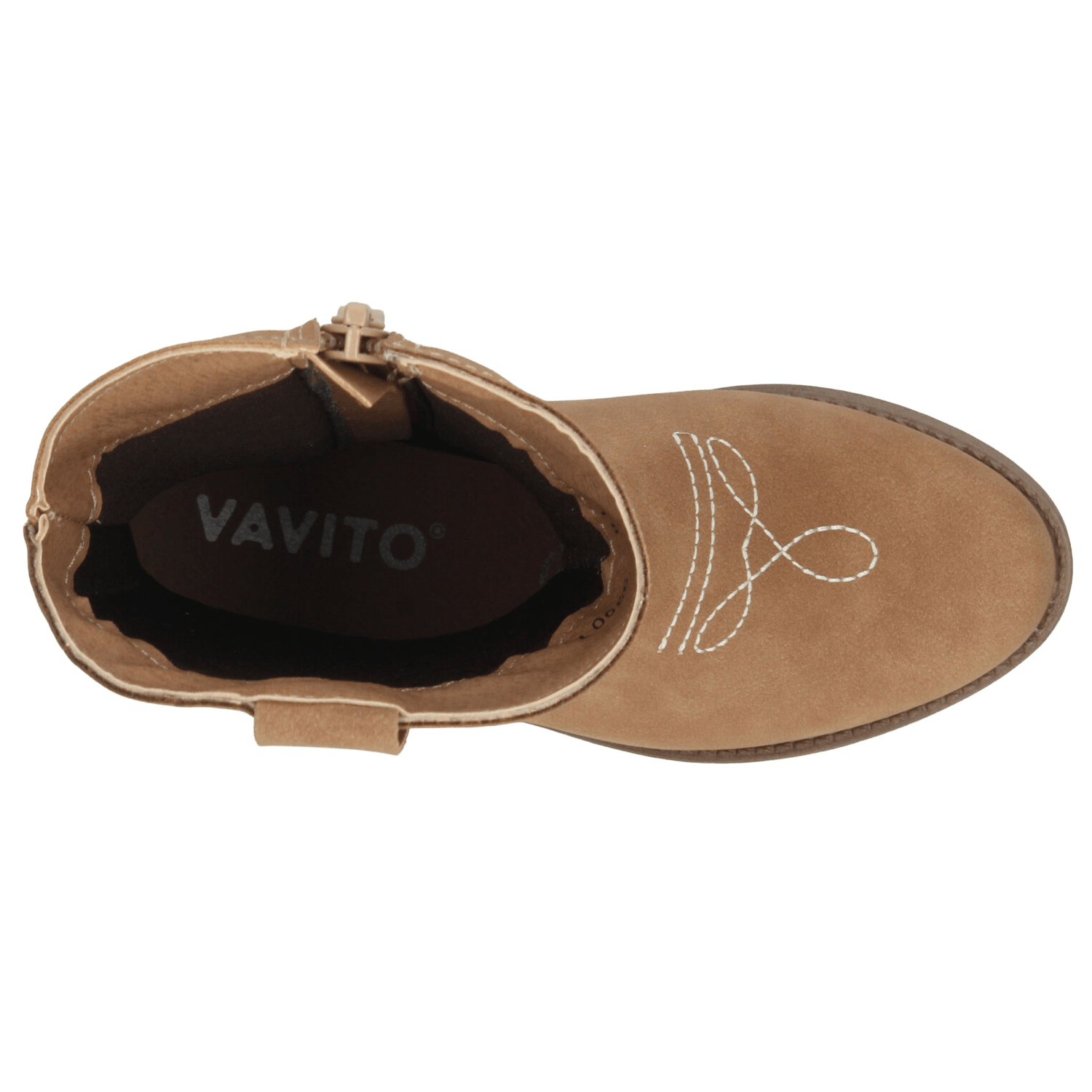Bota Vavito Niña Camel Vaquera Casual Cierre Infantil T18-22 — imagen 9