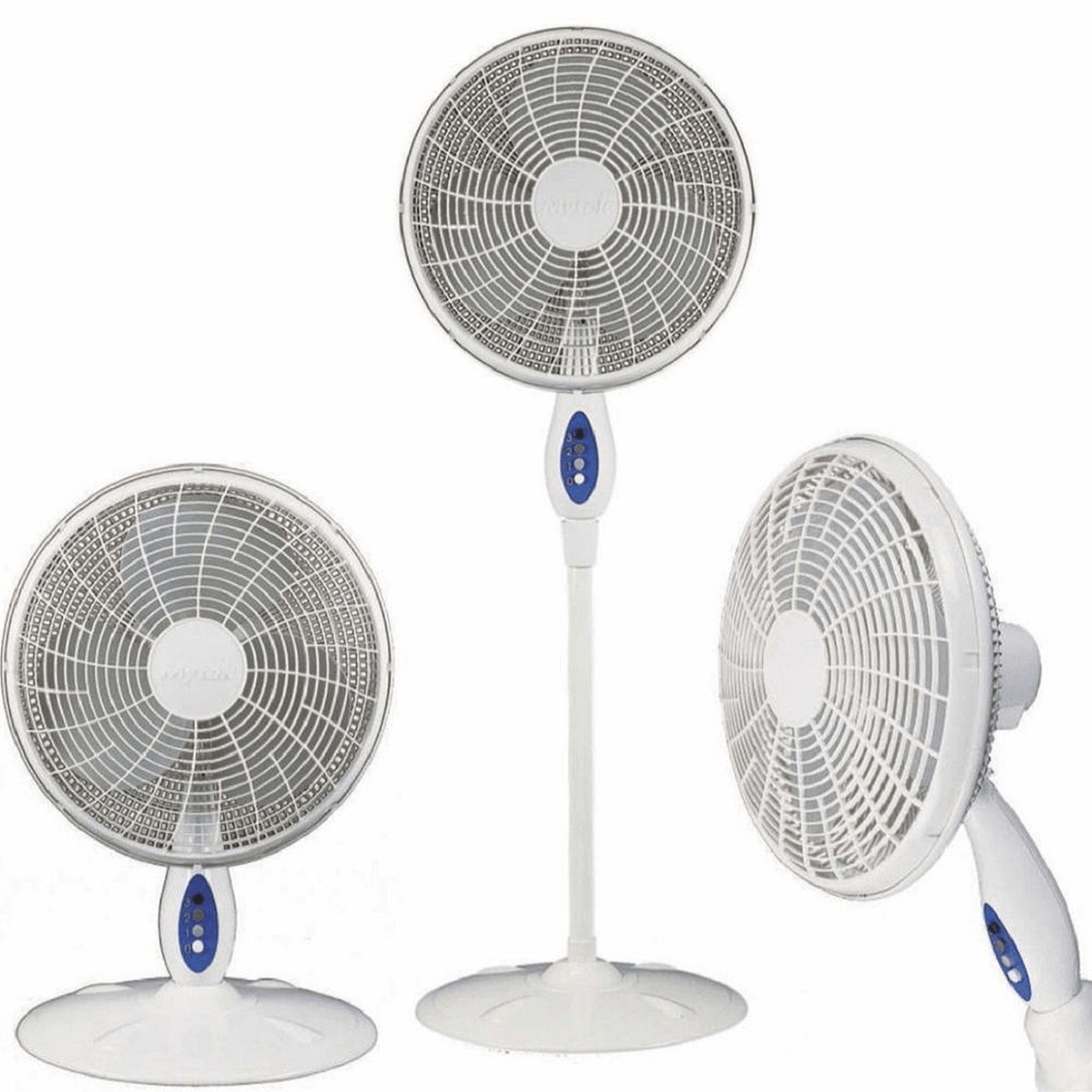Ventilador Piso Pared Pedestal Mytek 3123 16 Pulg 3 Vel 3 En 1 — imagen 2