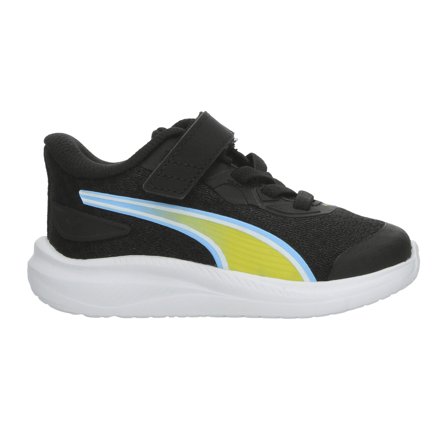 Tenis Puma Skycrocket 2 Niño Deportivo Cómodo Negro Infantil T11-16 — imagen 1