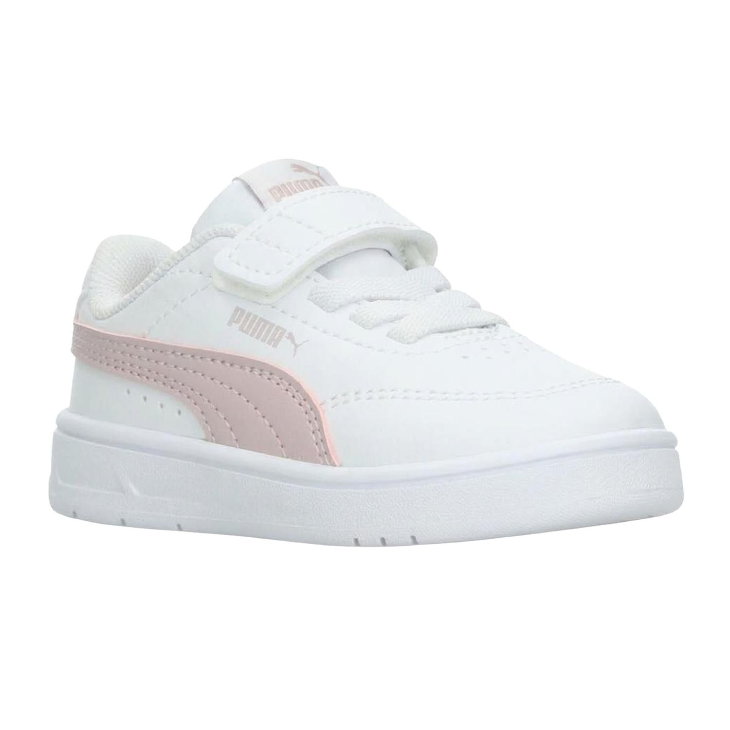 Tenis Niña Puma Court Classic Blanco Casual Infantil T10-17 — imagen 3