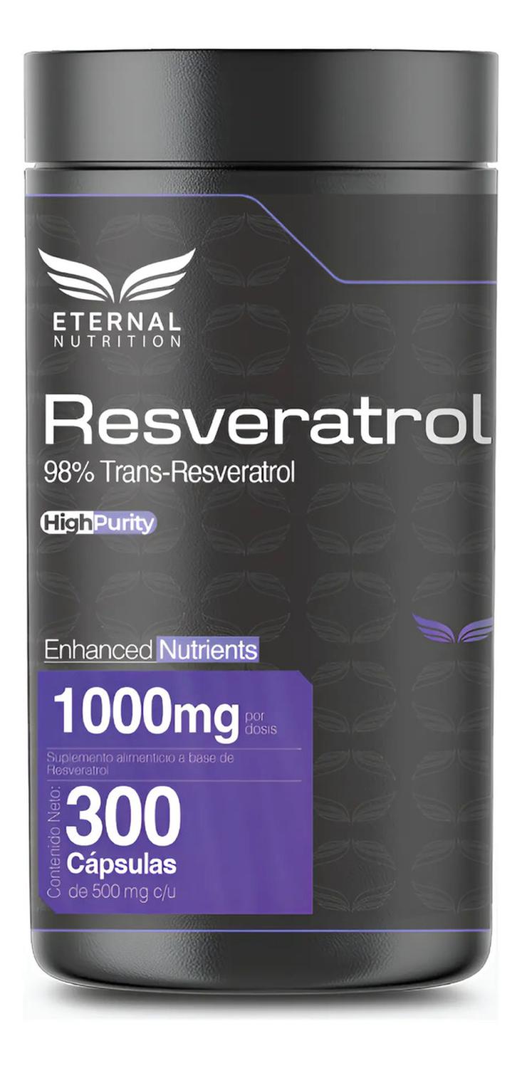 Ultra Pure: Resveratrol 98%, Trans-Resveratrol + Sirtuinas, para Salud Cardiovascular, 300 Cápsulas — imagen 1