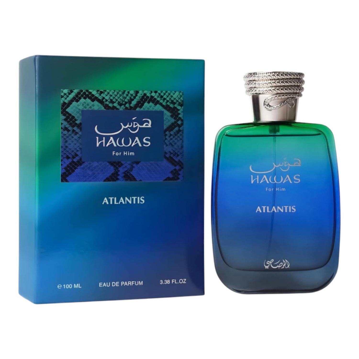 RASASI HAWAS ATLANTIS FOR HIM EDP 100 ML — imagen 3