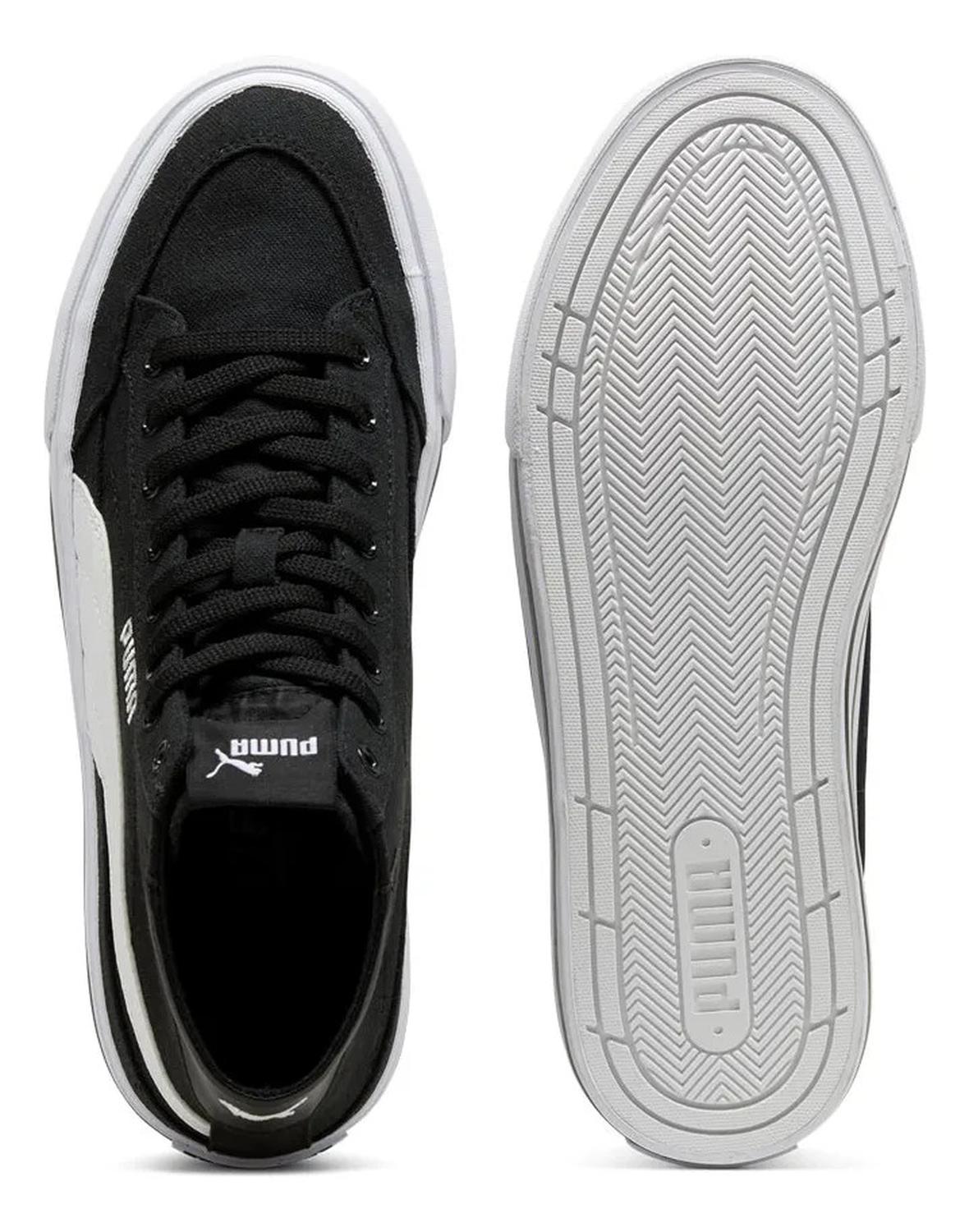 Tenis Puma Caballero Casual Court Classic Vulc Mid 1140071 — imagen 3