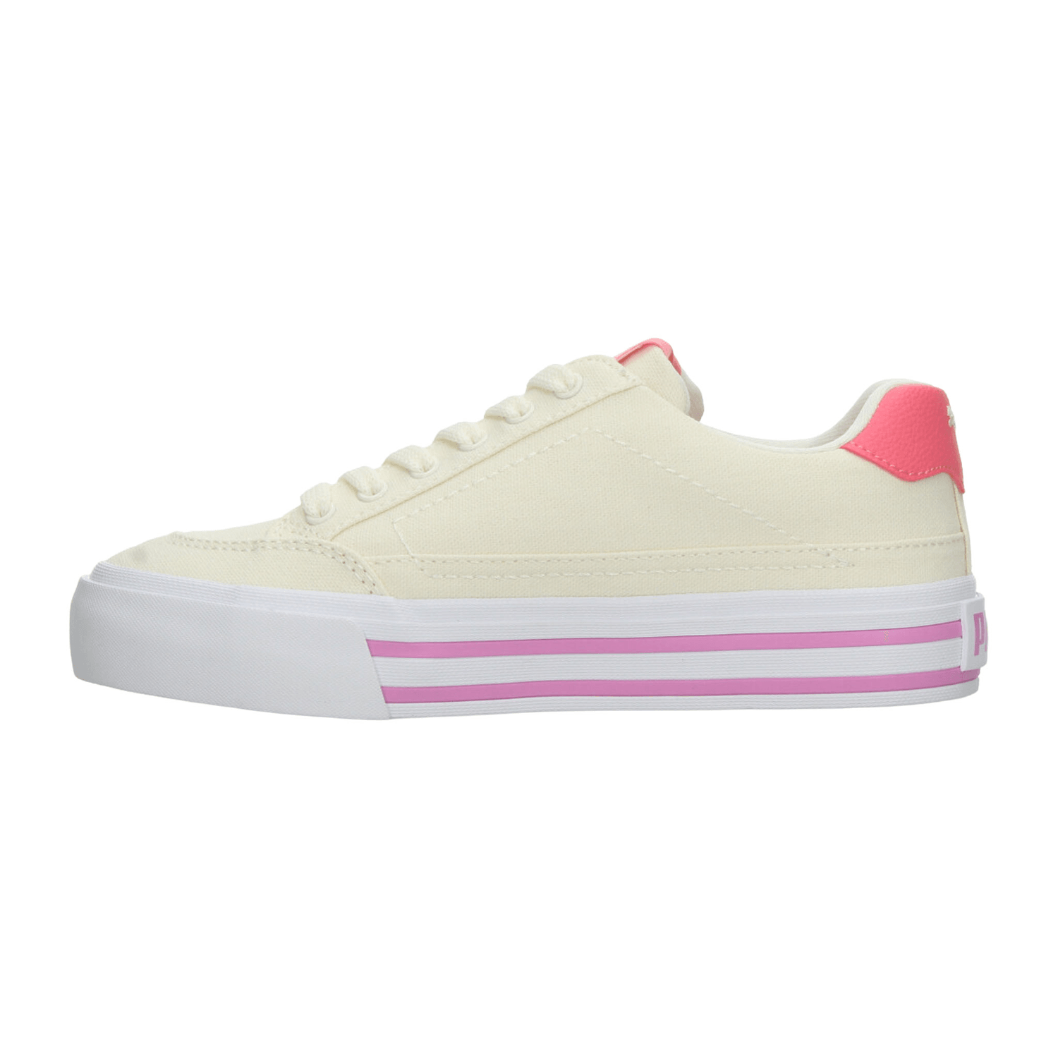 Tenis Puma Court Classic Niña Casual Off White Infantil T22-26 — imagen 5