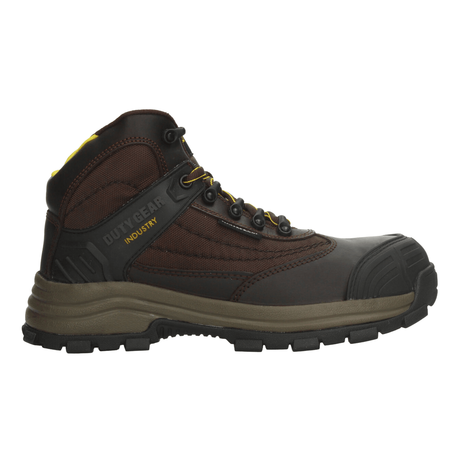 Bota Dutty Gear Hombre Industrial Casco Trabajo Café Caballero — imagen 1