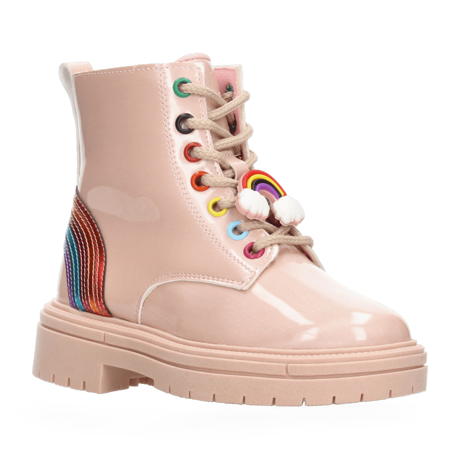 Bota Gosh Arcoíris Niña Casual Cintas Rosa Infantil T18-22 — imagen 2
