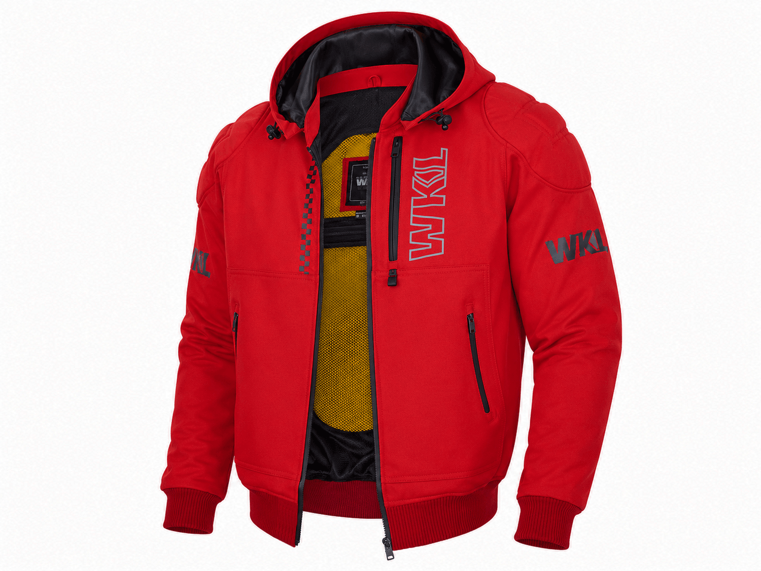 Chamarra Moto Hombre Impermeable Biker Protecciones Wkl 41R — imagen 3