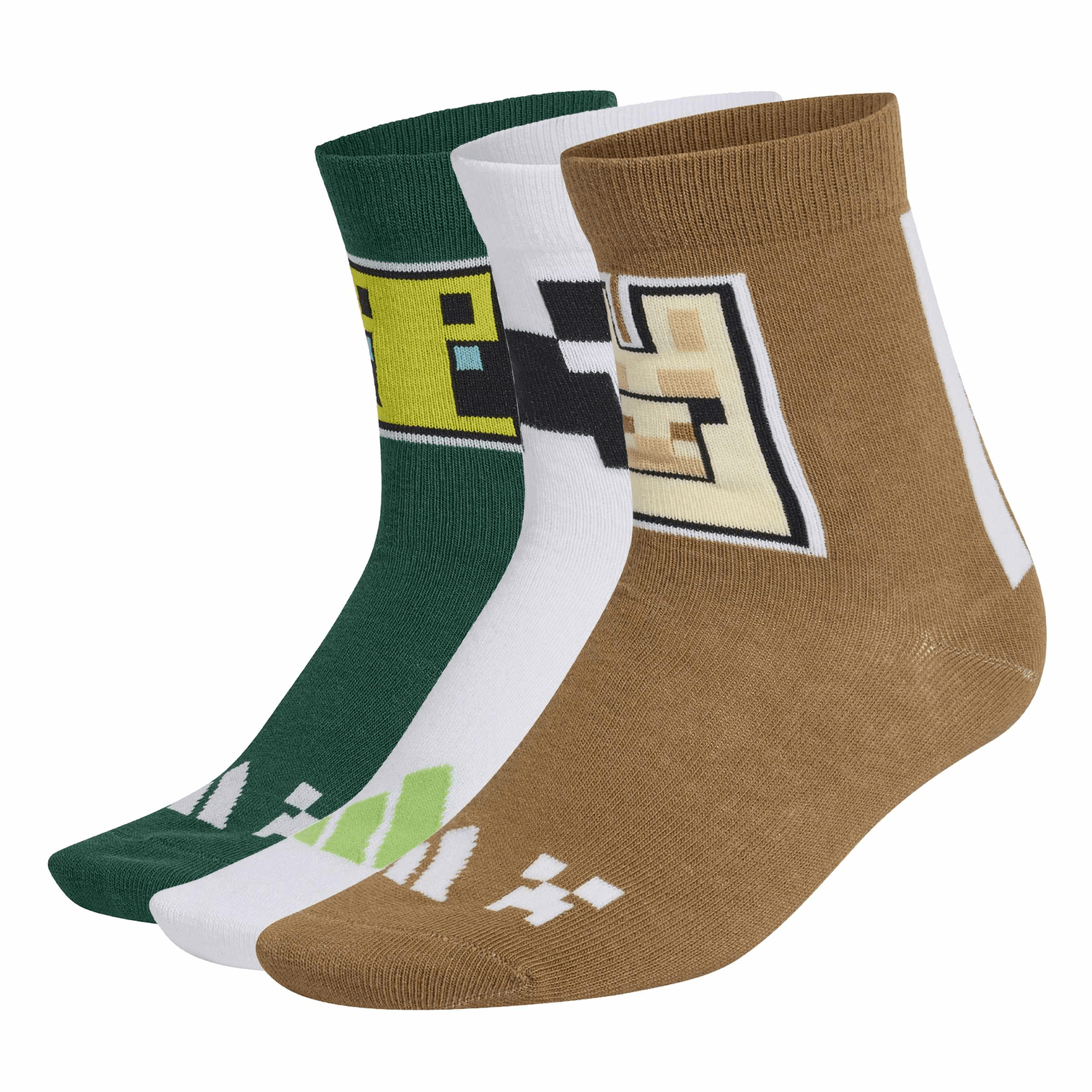 Calcetines Adidas Minecraft Niño Multicolor Tobillo Infantil — imagen 2