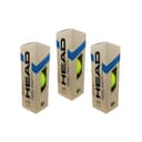 Pack 3 Botes De 3 Pelotas Head Padel Pro Presureless 9 Pelotas Sin Presion Extra Duraderas