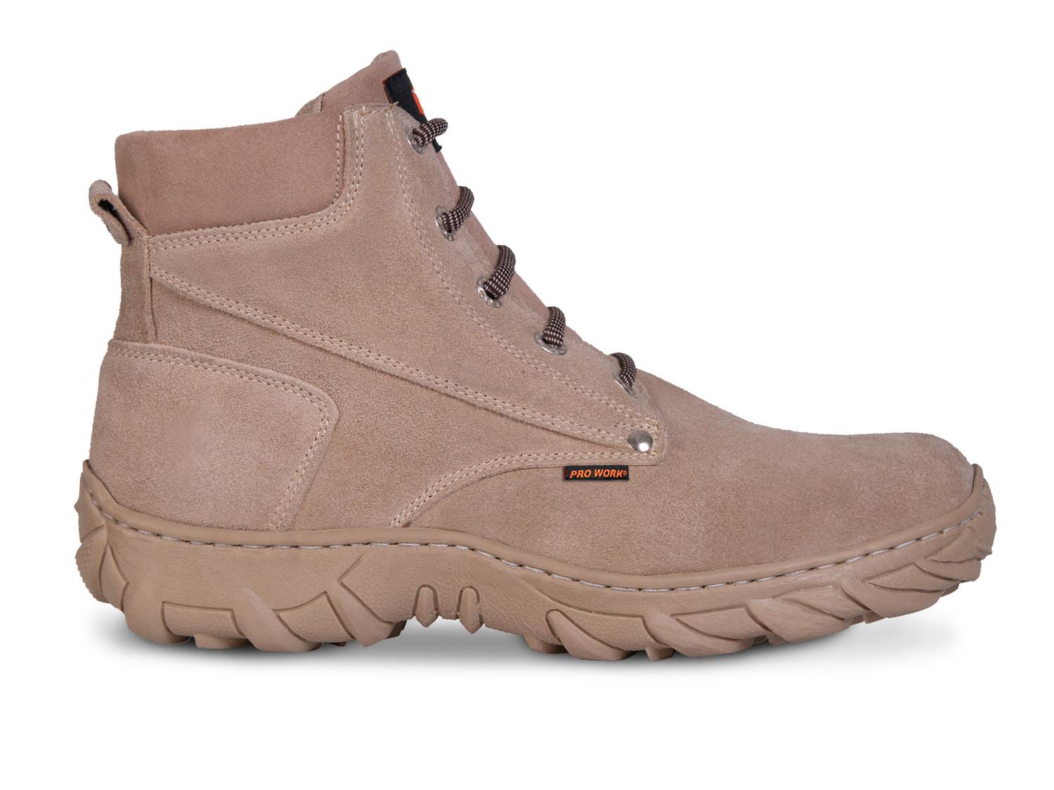 Botas Tacticas hombre industrial trabajo seguridad P09 Arena — imagen 3