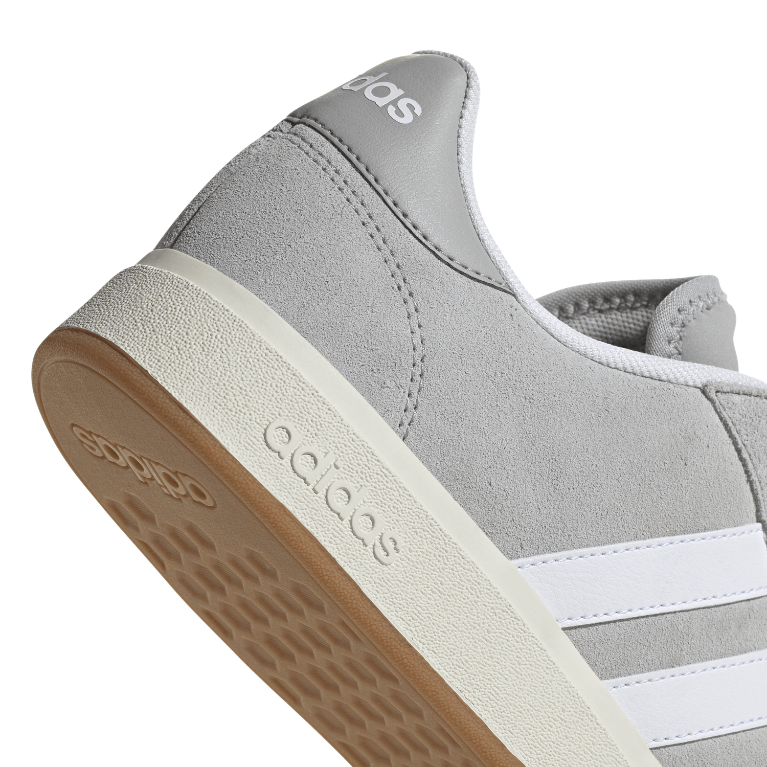 Tenis Adidas Grand Court Hombre Casual Gris Caballero — imagen 6