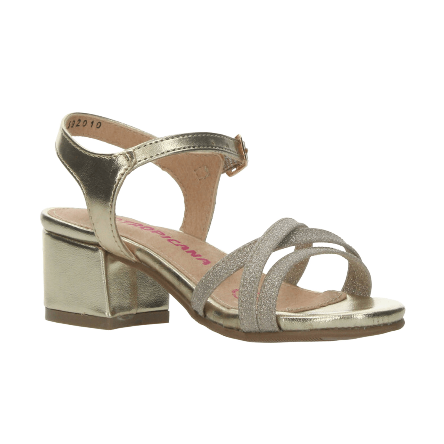 Sandalias Tropicana Niña Casual Dorado Juvenil T22-26 — imagen 2
