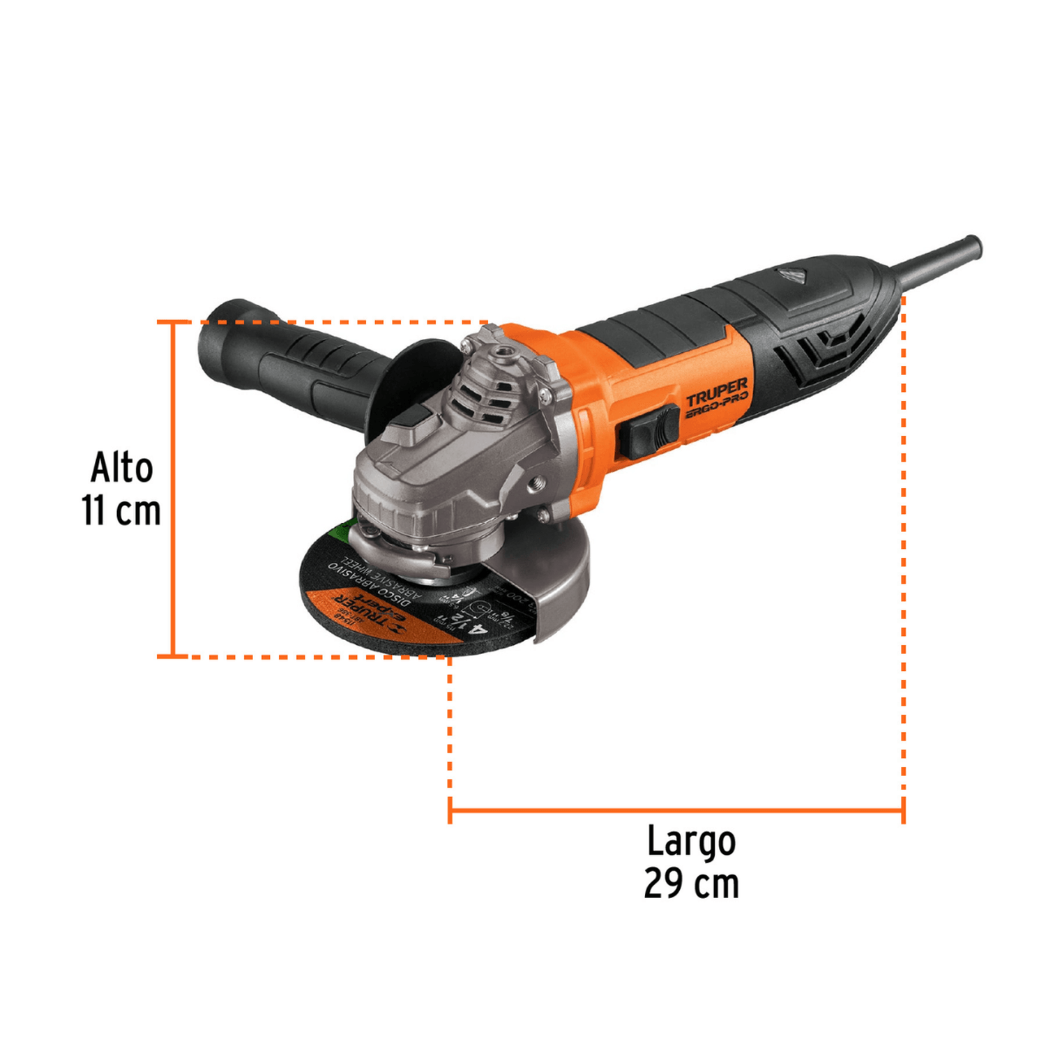 Esmeriladora Angular Truper 4-1/2 Pulgadas 850 W 18156 — imagen 4