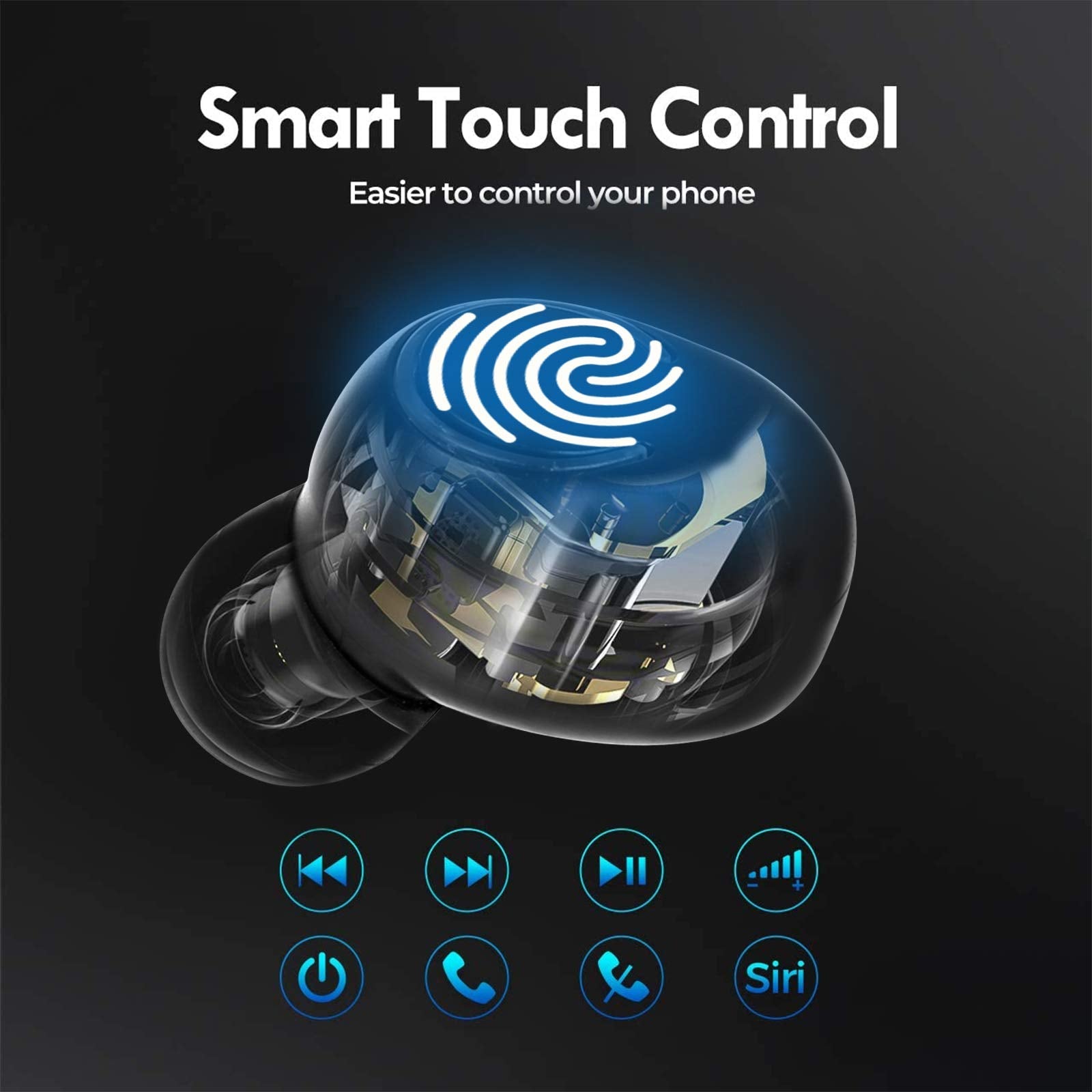 Audífonos Bluetooth Fentech F9-5 – Sonido Estéreo HD, IPX7, Batería de Larga Duración y Pantalla LED — imagen 8
