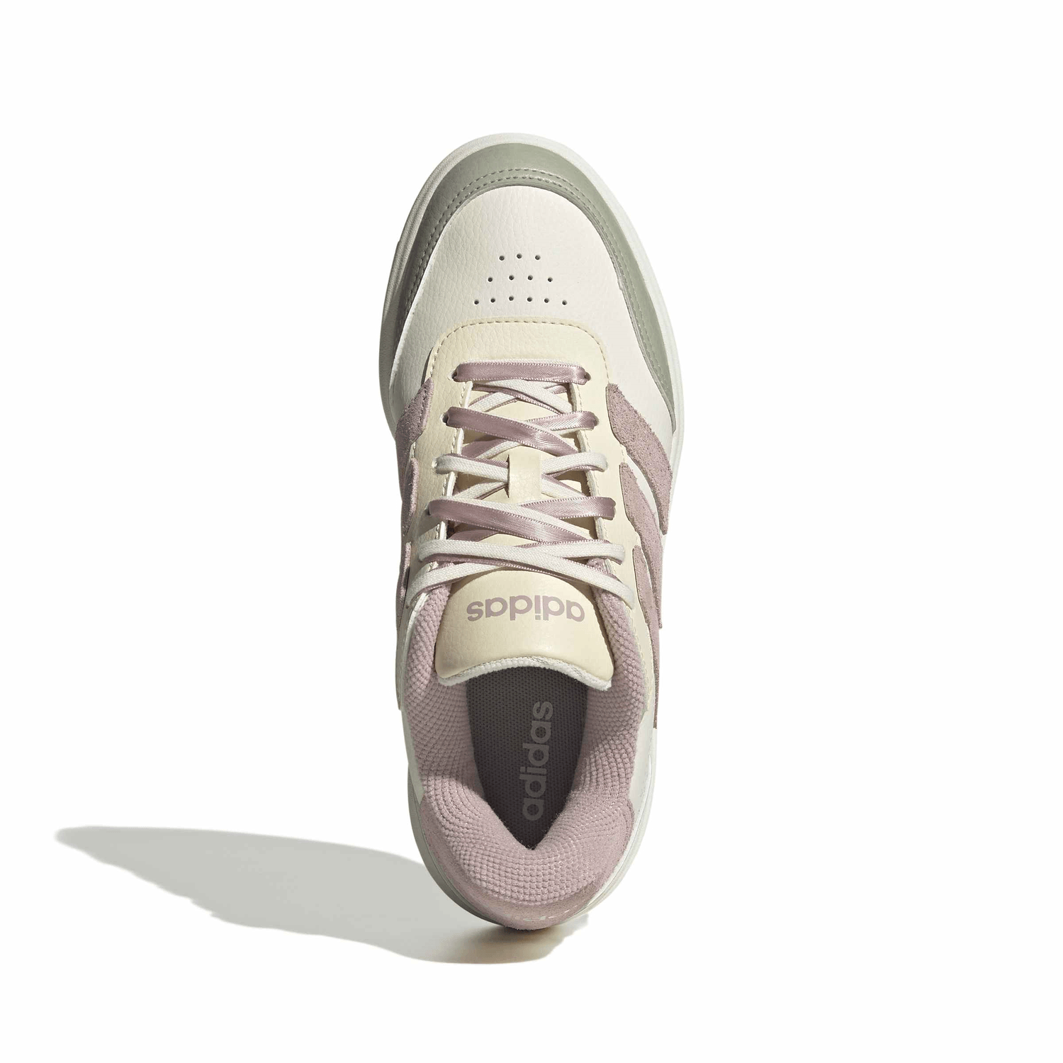Tenis Dama Adidas Courtblock Bold Hueso Casual Mujer — imagen 8