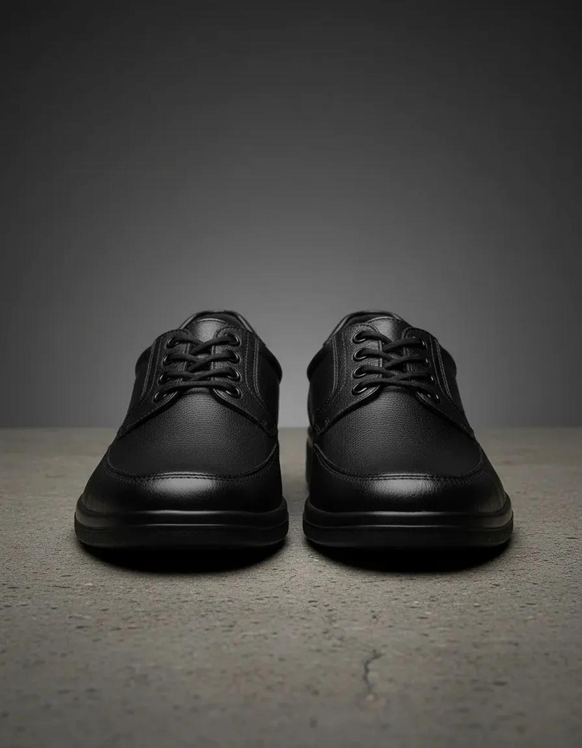 Zapato Flexi Marcel 91607 Derby Negro Liso 27 Mx — imagen 3