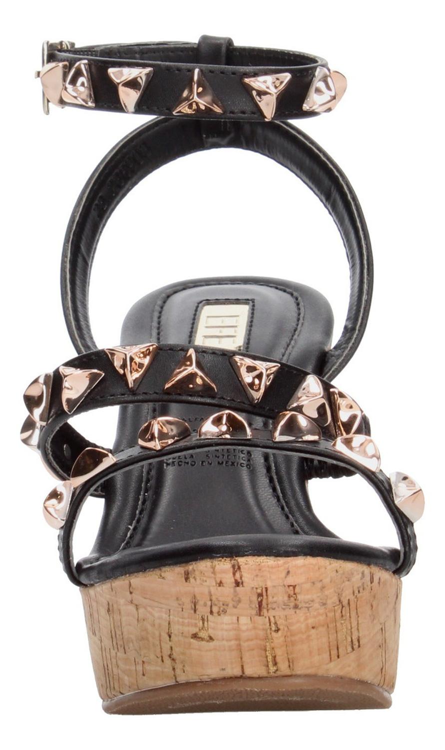 Sandalias Efe Dama Casual Tacón 10.5cm Negro Mujer — imagen 6