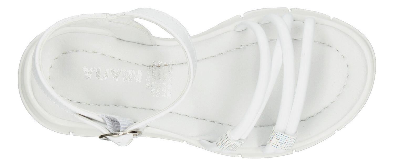 Sandalias Yuyin Niña Casual Blanco Infantil T18-26 — imagen 8