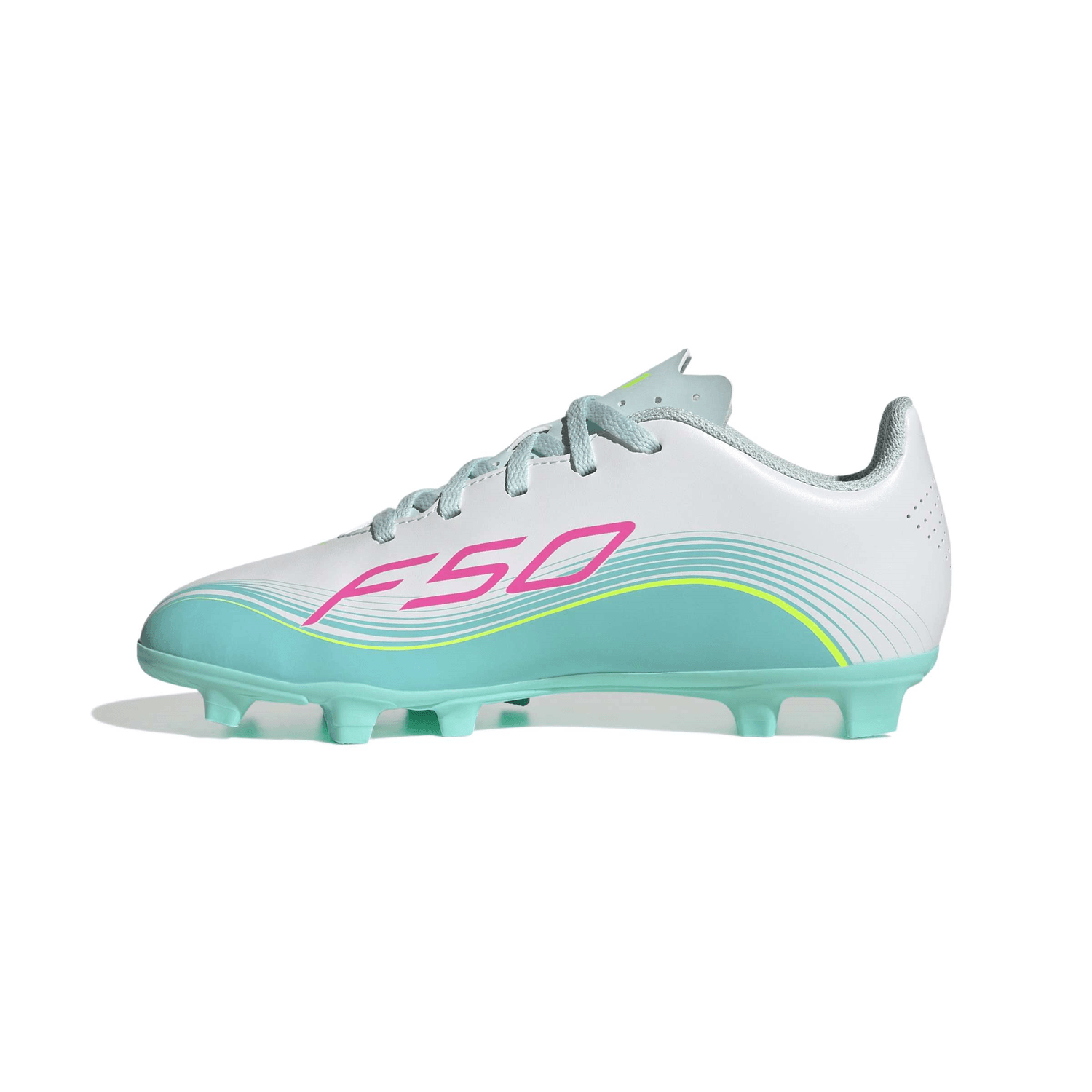Tenis Futbol Adidas F50 Messi Club Niño Aqua Deportivo Infantil T22-25 — imagen 5