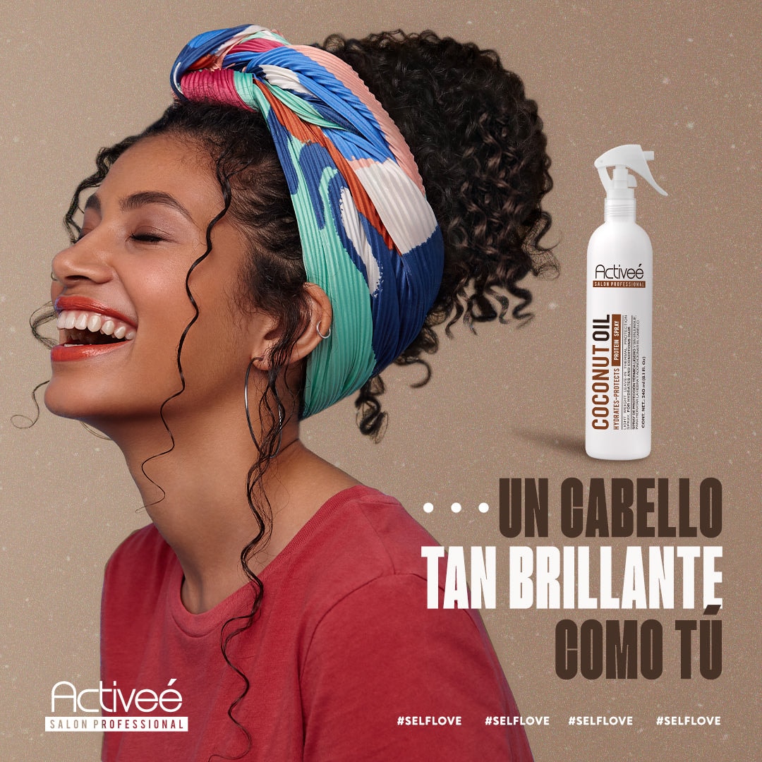 Proteina Capilar Activeé Professional Coconut Oil Tecnologia para cuidado Cabello con Perdida de Color Quebradizo y con Frizz Libre de Sal — imagen 5