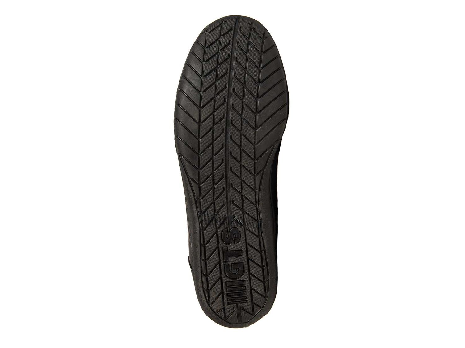 Bota mujer motociclista biker botin moto WKL 80017 Negro Roj — imagen 7