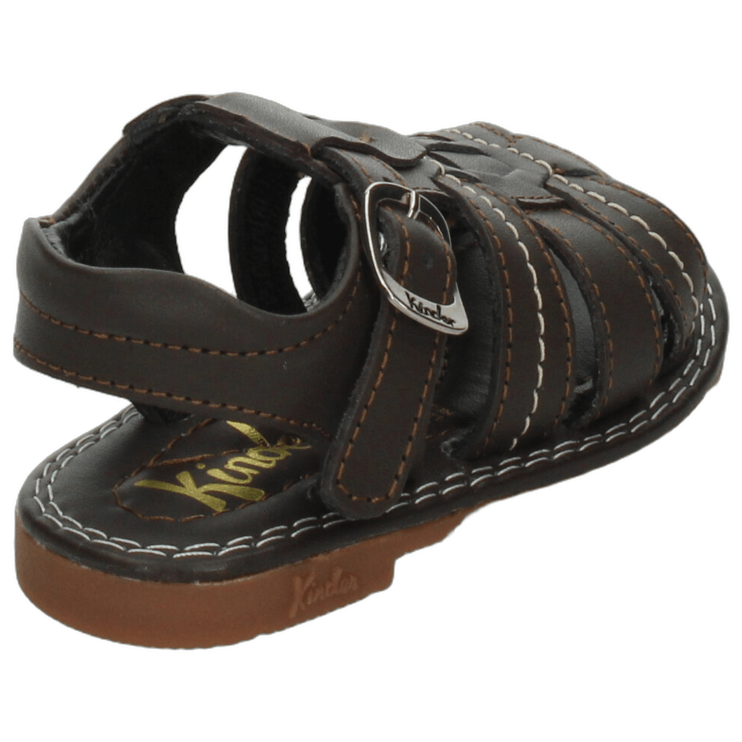 Sandalias Kinder Niño Café Casual Infantil T14-18 — imagen 4