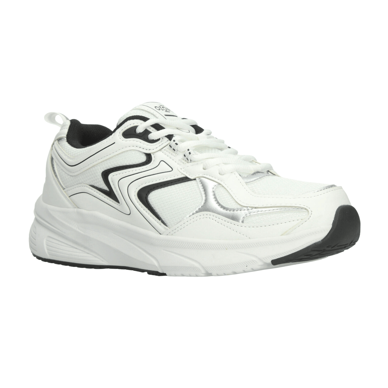 Tenis Ozono Hombre Casual Cintas Plataforma Blanco Caballero — imagen 2