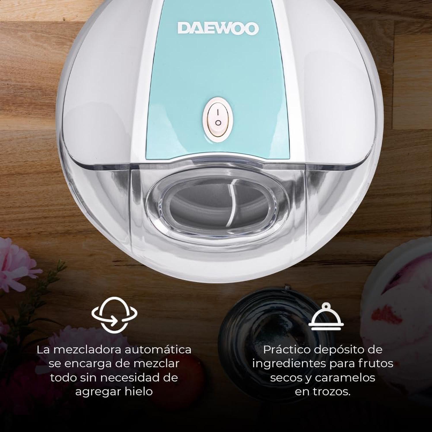 MAQUINA DE HELADO DAEWOO DICM140M 1.4L TERMOSTATO INTEGRADO — imagen 4