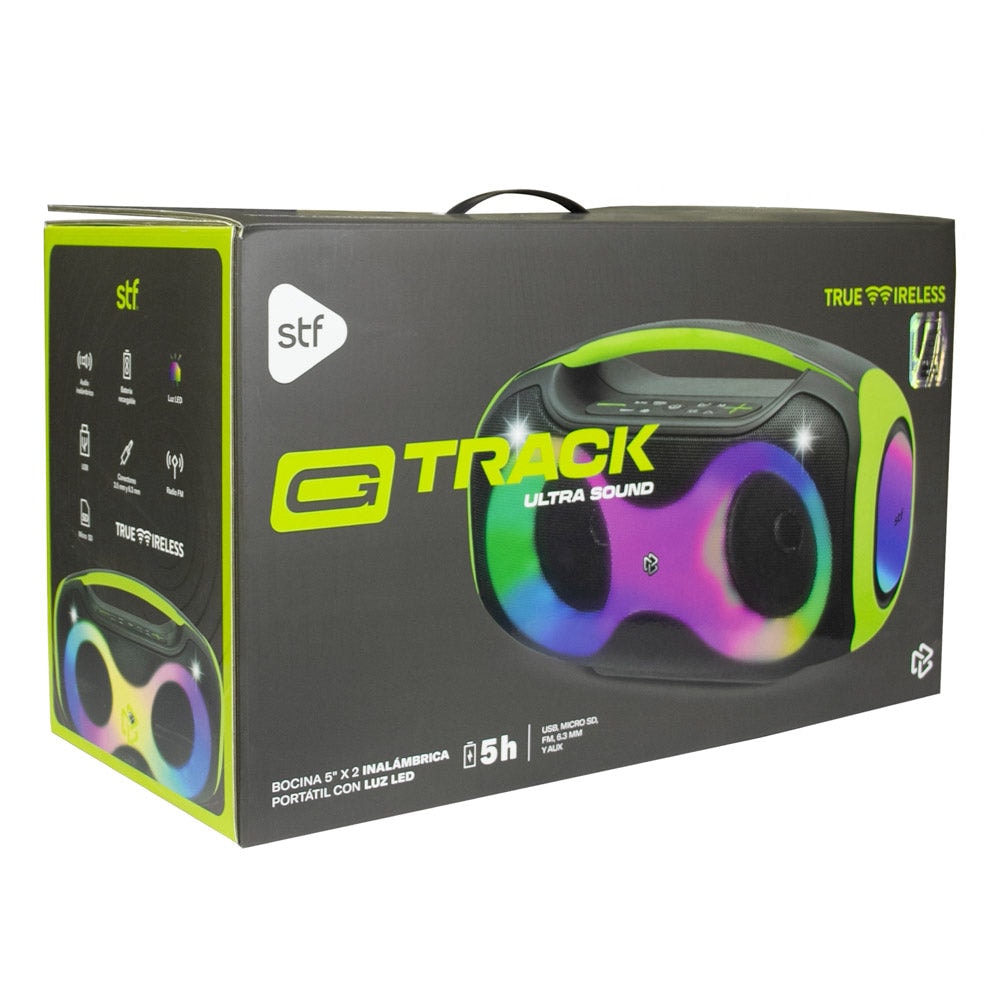Bocina Portatil G Track Ultra 5x2 STF 30W 5hrs Uso Funcion Tws — imagen 10
