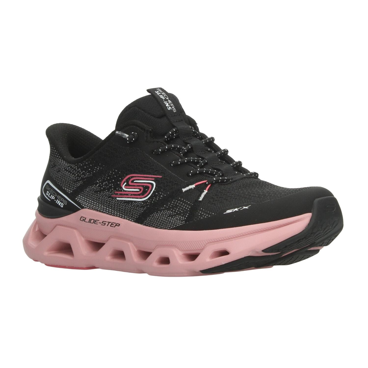 Tenis Dama Skechers Glide-Step Negro Deportivo Mujer — imagen 3